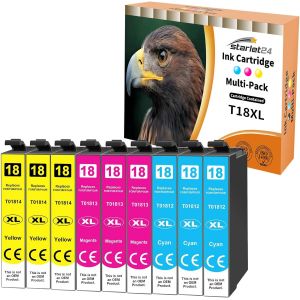 ERYI-Lot De 9 Cartouches D'Imprimante 18Xl Compatibles Avec Epson 18Xl T1812 T1813 T1814 Pour Expression Home Xp-322 Xp-215 Xp-205 Xp-225 Xp-305 Xp-325 Xp-422 Xp-405 Xp-415 Xp-425 Xp-315 - Neuf