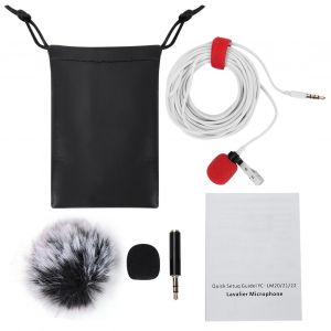 Micro-cravate mini-cravate TRRS 3,5 mm pour telephone, camera video - Neuf