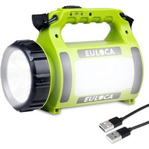 Cmwx-Lanterne Led Rechargeable, Dimmable, Lampe Torche Pour Eclairage Extéieur, Ipx4 Étanche, Spot Pour Randonnée,Camping, Bivouac, Maison, Bricolage, Avec Câble Usb - Neuf