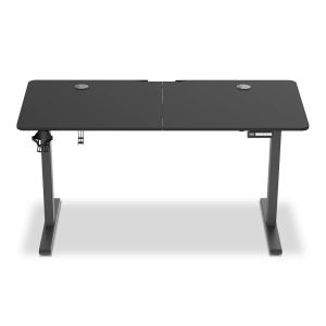 Bureau &Eacute;lectrique R&eacute;glable en Hauteur Offy Ryva (140x60cm) Noir - Neuf