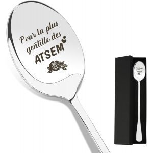 Kalanka-Cadeau Atsem Maternelle Cuillere A Cafe Cadeau Atsem D'école Fin D'année Cadeau Maitresse D'école Fin D'année Cadeau Personnalisé Maitresse Merci Maitresse Cadeau Pour Aesh Institutrice Prof - Neuf