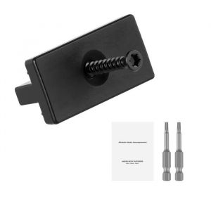 Fixations Invisibles Pour Lames De Terrasse Composite-Duoku-500 Pi&egrave;ces-Clips Cach&eacute;s En Plastique Pp Avec Vis M&eacute;talliques - Neuf