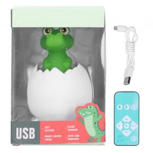 Veilleuse 3d Avec Chargement Usb Et Telecommande En Forme D'animal, Jouet Crocodile - Neuf