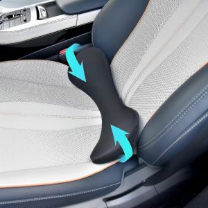 Coussin De Siege Auto Pour La Conduite, Coussin De Siege Conducteur En Mousse A Memoire De Forme Pour Soulager La Sciatique, Indispensable Pour Les Voyages En Voiture - Neuf