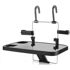 acdsgd-Support pour ordinateur portable de voiture r&eacute;glable en hauteur - Bureau de voiture avec porte-gobelet et antid&eacute;rapant - Table d'ordinateur portable pour voiture, bureau, voyage, camping - Neuf