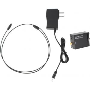 Convertisseur Spdif vers Optique 3 Pièces Convertisseur Audio Numérique vers Analogique Format Compact pour Une Portabilité Optimale - Neuf