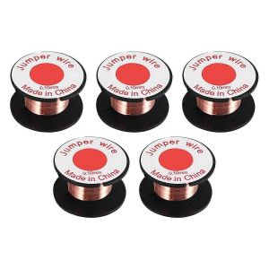 5 pcs 0,1 mm de diamètre cuivre soudure soudure fil de bobine émaillé - Neuf