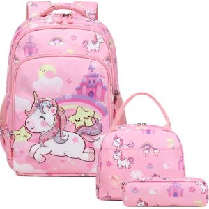 KALSC-Cartable Fille Primaire Sac À Dos Fille Sac Enfant Fille Sacs D'École Sacs Scolaires,Cartables Et Trousses - Neuf