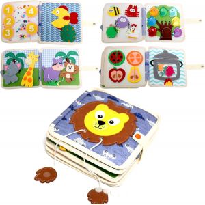 ChenQuanSarl-Busy Board Montessori - Jouet Sensoriel Pour Enfants 1 2 3 Ans - Tableau D'Activit&eacute;s &Eacute;ducatives - Cadeau Voyage B&eacute;b&eacute; Gar&ccedil;on Fille - Neuf