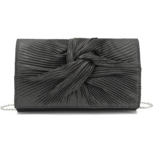 TZF-Pochette Clutch Femme pour noel satin, Sac &agrave; Main de Soir&eacute;e en Paillettes Brillant,Sac Cadeau Chic Femme - Neuf
