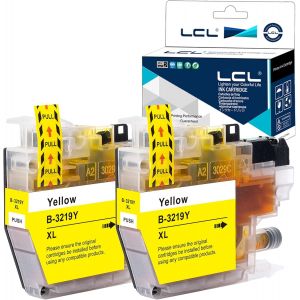 Cartouche d'encre Compatible LC-3219 LC3219 LC-3219XL LC3219XL LC-3219XLY LC3219XLY (2Jaune) Remplacement pour Brother MFC-J5330DW MFC-J5330DW MFC-J5830DW MFC-J6530DW MFC-J6535DW MFC-J6930DW - Neuf