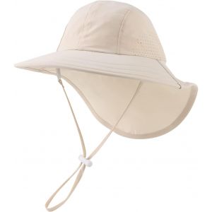 Bébé Chapeau De Soleil Casquette Protège Nuque Enfant Fille Garçons Casquette Anti-Uv Été Chapeau De Plage.[Z734] - Neuf