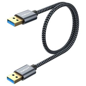 ERYI-Câble Usb 3.0 0,5M, Usb A Mâle Vers A Mâle Câble Usb 3.0 5 Gbps Pour Disque Dur Externe, Lecteur Dvd, Refroidisseur Pc Portable, Hub Usb, Tv Box, Imprimante, Caméra - Neuf