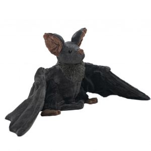 Chauve-souris en peluche gothique r&iquest;&iquest;aliste de 30 cm, grande chauve-souris en peluche, animal en peluche effrayant et doux &iquest;&iquest; caliner, cadeau d'Halloween - Neuf
