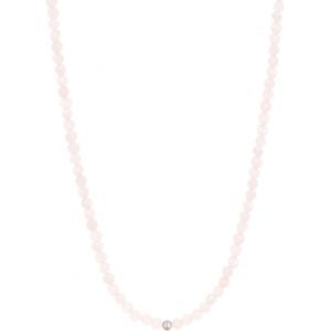 Collier En Pierre Naturelle V&eacute;ritable Avec Perle En Argent Sterling 925 Ou Perle Plaqu&eacute;e Or - Collier De Perles D&eacute;licat Pour Femmes Avec Fermoir Et Certification D'authenticit&eacute; - Neuf