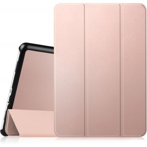 ?tui Housse pour Samsung Galaxy Tab A 9.7 SM-T550 / T555 - Coque de Protection Ultra-Mince L&iquest;&iquest;ger PU Cuir Case Cover, Fonction Sommeil/R&iquest;&iquest;veil Automatique, Or Rose - Neuf