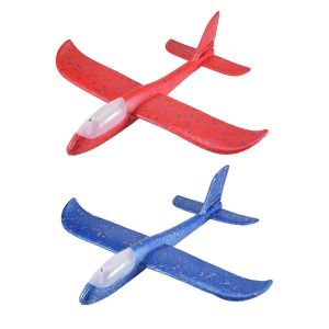 2Pack LED Lumière Avion Jouets Lancer Mousse Avion Anniversaire Faveurs - Neuf