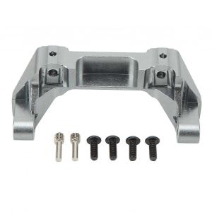 Pare-chocs arri&egrave;re de voiture &agrave; chenilles RC, poutre antichoc en alliage d'aluminium, pi&egrave;ces d'essieu de portail de voiture RC pour voiture d'escalade Traxxas 1/10 RC - Neuf