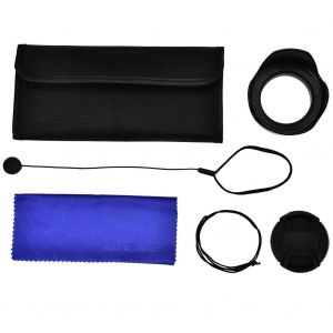 Kit de filtres d'objectif K&F CONCEPT UV CPL FLD ND4 avec etui et accessoires de photographie (52 mm) - Neuf