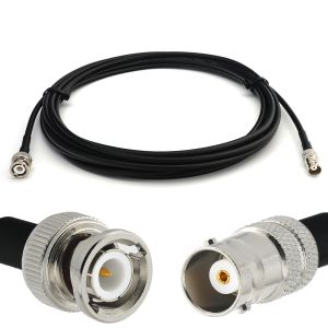 BNC Mâle vers BNC Femelle 7m câble coaxial RG58 50 Ohm-rallonge BNC Extension Faible Perte Cable pour Antenne CB Radio Amateur Sans fil Radio WIFI adaptateur UHF VHF - Neuf