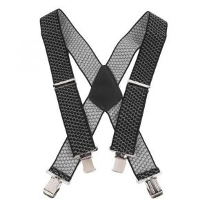 Bretelles Élastiques Pour Hommes - Style Simple - Noir - Bretelles De Travail - Neuf