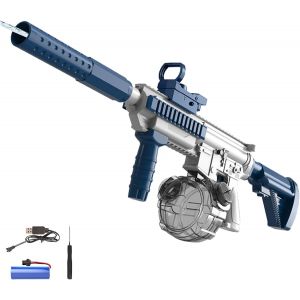 Pistolet À Eau Electrique,Pistolet À Eau Automatique,Pistolet À Eau Longue Portée De 10meter,Puissant Pistolet À Eau Avec Batterie Rechargeable,Pour Extérieure, Fête, La Plage, La Piscine - Neuf