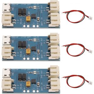 Eryi-3pcs Cn3065 Mini Solaire Lipo Chargeur Conseil 500ma Lithium Lipo Batterie Module De Charge Panneau Solaire Micro Usb Avec 2pin Jst Connecteur Câble - Neuf