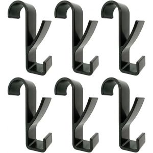 Lot De 6 Crochets Mobiles Pour Radiateur,Crochets Ronds Noirs Pour Radiateur,Pour Tous Les Radiateurs Standard De 2,5 Cm - Neuf