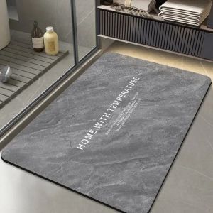 Tapis de bain imprimé dauphin mignon,tapis de douche Super absorbant,antidérapant,dessin imprimé,boue de diatomée,décoration de salle de maison - Type 30x40cm-Diatom mud #F - Neuf