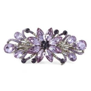 Fleur Bijoux De Luxe Design Épingle À Cheveux Strass Épingle À Cheveux (Violet) - Neuf