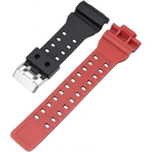 Kal-16mm Bracelet De Montre De Remplacement En Résine Naturelle Pour Montre Pour Homme - Compatible Avec Modèles G-Shock Ga-100/110/140/200/400/700 Gd-100 G-8900 Gw-8900 - Neuf