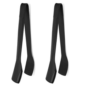 Lot De 2 Pinces De Cuisine En Silicone De 28 Cm Avec Embouts En Silicone B - Neuf