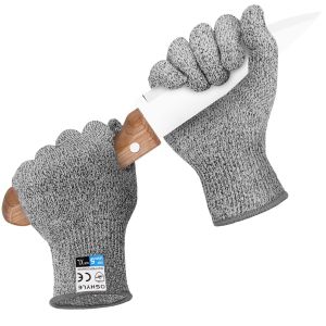 Gants Anti Coupures avec Protection Haute Performance de Niveau 5,Gants de Travail pour la Cuisine,Mandoline,Filet de Poisson,D&eacute;coupe de Viande et Sculpture (XL) - Neuf