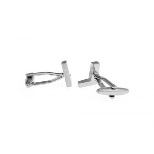 Boutons De Manchette Argent¿¿S En Forme De L Pour Le Mari¿¿, Accessoires De C¿¿R¿¿Monie, Design ¿¿L¿¿Gant - Neuf