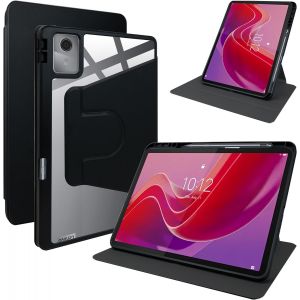 Cover pour Lenovo Tab M11 Coque,Case avec Emplacement pour Stylo/Support pivotant &agrave; 360&deg; Cuir PU + Acrylique Transparent Coque pour Lenovo Tab M11 11"" (2024) Case - Neuf