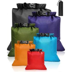 Sac &Eacute;tanche &Eacute;tanche Ensemble 6 Pcs,Grande Capacit&eacute; Ripstop Sac &Eacute;tanche En 8l 5l 3.5l 3l 2.5l 1.5l 1.5l Organisateur Sacs De Rangement Pour La Randonn&eacute;e En Plein Air Camping F - Neuf
