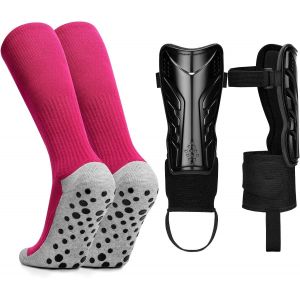 Kalanka-Chaussettes De Football Pour Enfants De 3 &Agrave; 16 Ans Avec Prot&egrave;ge-Tibias - Longues Chaussettes De Football Antid&eacute;rapantes Pour Gar&ccedil;ons Et Filles - Entra&icirc;nement De Football - Neuf