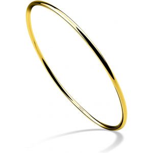 Eryi-Bracelet Poli Fin En 925 Argent 2mm Large, Ensemble 1/2/3 Empilable 60 65 68mm Diamètre Jonc De Manchette Rond Lisse Plein Simple Classique Diy Pour Femme - Neuf