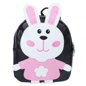 Sac a dos de rangement pour enfants, motif animal mignon, pour livres, crayons, cartable tendance pour filles, noir - Neuf