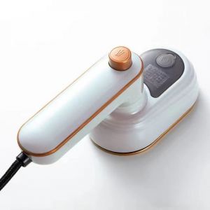 (Blanc) Mini Pliable de Fer, les Voyages de Fer avec un Spray, Chauffage Rapide Portable de Repassage Machine, 50 ml Réservoir d'Eau, 90° Et 180° Pivotant, Wet & Dry pour la Maison - Neuf