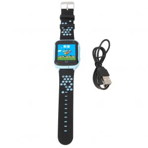 Montre Connectee G900a Pour Enfants Avec Positionnement Gps, Ecran Tactile Couleur, Camera Sos (Bleu) - Neuf