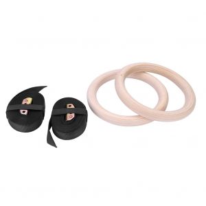 Anneaux De Gymnastique Olympiques En Bois De Bouleau Pour Fitness, Accessoire Pour Entrainement De Force - Neuf