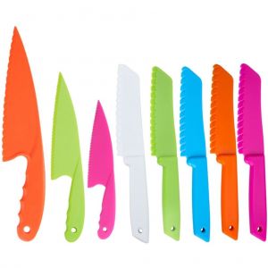Hjlian Ensemble De 8 Emporte-Pieces De Cuisine En Plastique Pour Enfants, En Nylon, Pour Fruits, Pain, Gateau, Salade, Laitue - Neuf