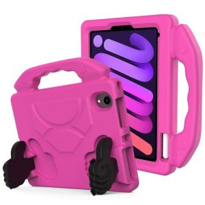 Coque En Eva Antichoc Pour Ipad Mini 6 / Mini 2024 Avec Support Pour Enfants - Rose Rouge - Neuf
