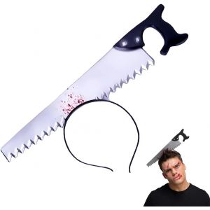 Cauc-1 Serre-T&ecirc;te Halloween Avec Lame, Accessoire De Coiffure Effrayant Pour Hommes Et Femmes, Id&eacute;al Pour D&eacute;guisements Et F&ecirc;tes Halloween - Neuf