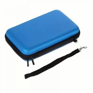Bo&icirc;te De Rangement De Mallette De Transport Pour New3ds Xl, New3ds Ll, 3ds Xl Et 3ds Ll, Sac De Rangement Pour Console,Bleu - Neuf
