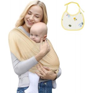 Kalanka-Porte Porte Bebe Naissance Certifiée, Echarpe De Portage Bebe, Echarpes De Portage Réglable Pour Les Tailles, Porte-Bébé Confortable Pour Votre Bébé, Matériau Polyester - Neuf