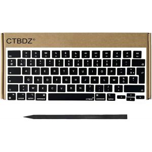 Capuchons De Touches De Clavier Azerty Français Rechange pour MacBook Pro 14'' 16'' M2 M3 Pro A2779 A2780 A2918 A2992 A2991,pour MacBook Air M2 M3 13'' 15'' A2681 A2941 A3113 A3114 2022-2024 - Neuf