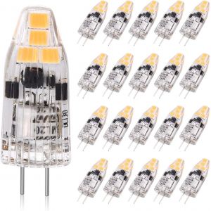 G4 Lampe Led 2w, Ac/Dc 12v Led G4 Mini Ampoule De Remplacement Pour Halogène 20w, Blanc Froid 6000k, Ampoules Led Non Dimmable, Pas De Scintillement Ampoules Paquet De 10 - Neuf