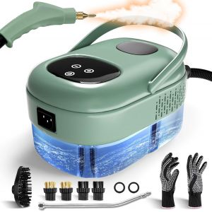 Nettoyeur Vapeur, Nettoyeur À Vapeur Haute Pression, Nettoyant Vapeur 2500W, Nettoyeurs Vapeur Pour La Maison, Steam Cleaner, Nettoyeur Vapeur Protable Pour Cuisine, Sols, Meuble, Voiture Fenêtre-Ver - Neuf